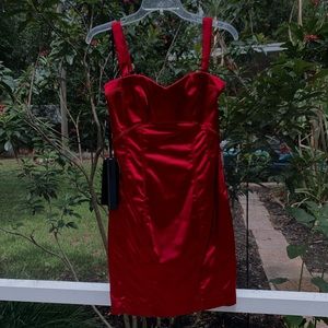 Bebe Red Cocktail Dress